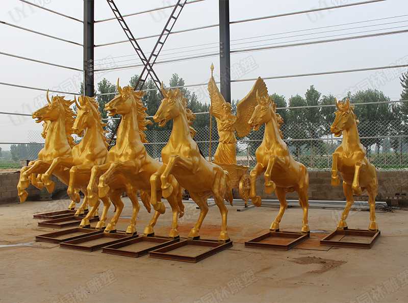 景觀銅馬雕塑，銅馬雕塑定制
